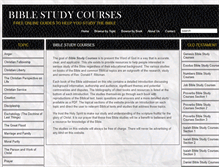 Tablet Screenshot of biblestudycourses.org